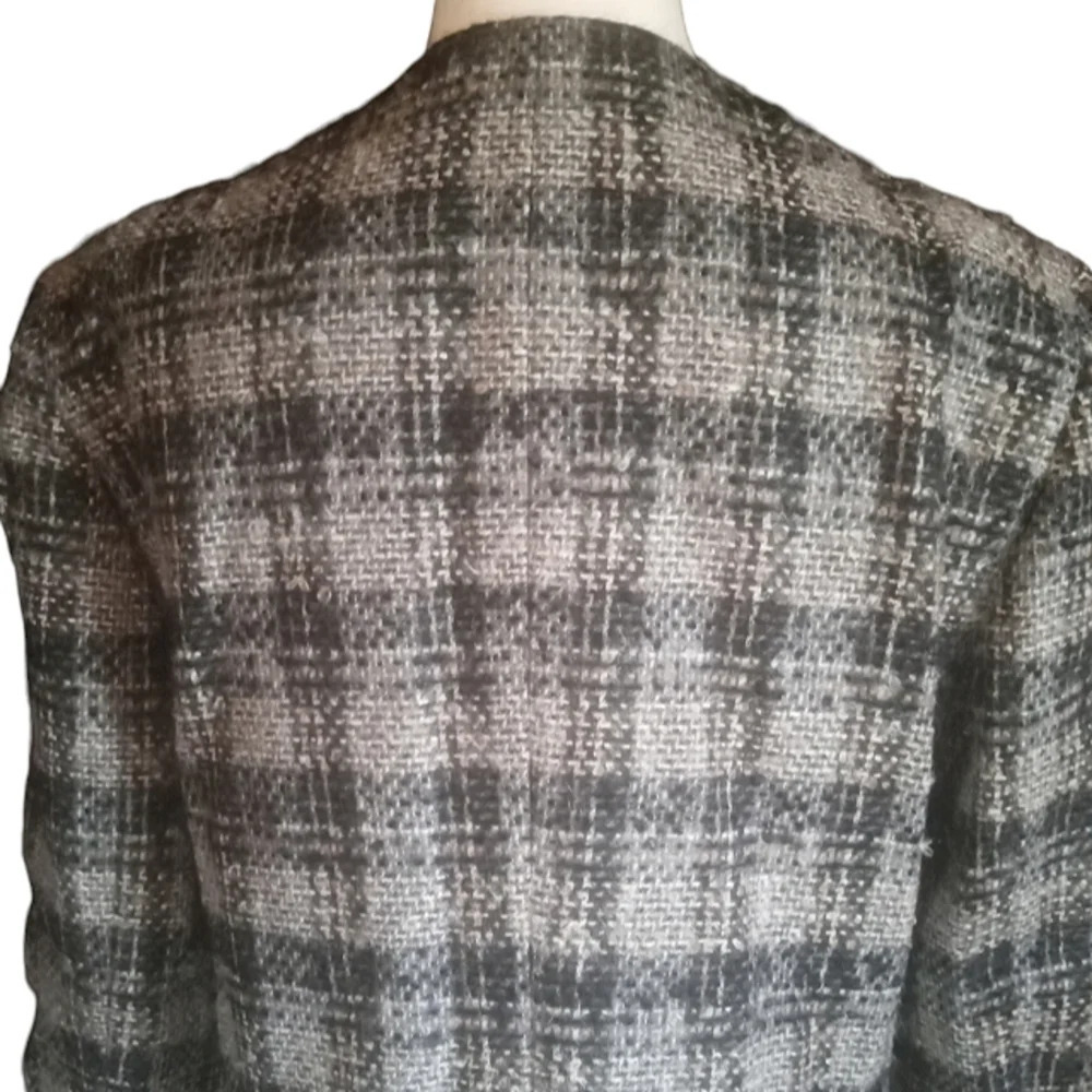 Pendleton Black Gray Buffalo Check Button Front 1… - image 6